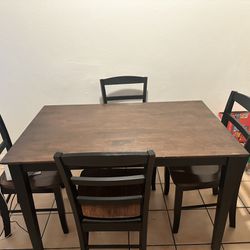 Solid Wood Kitchen Table 