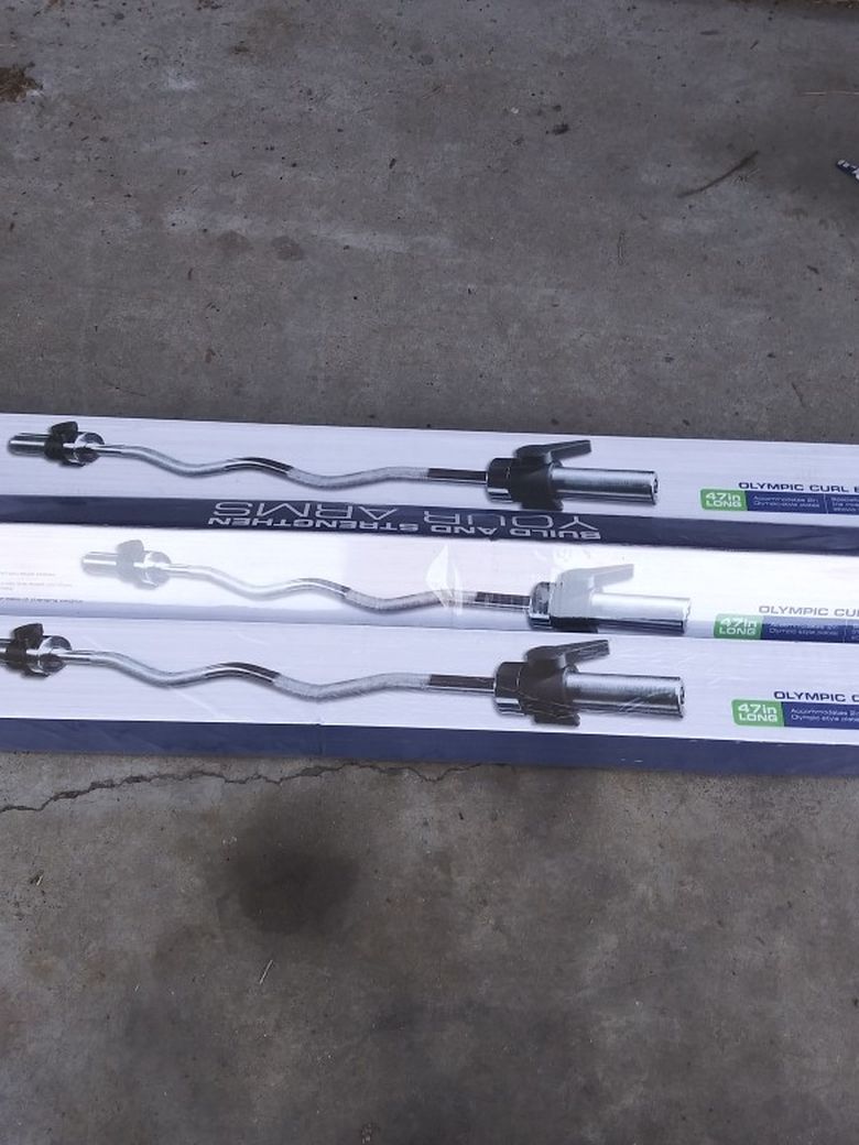 Olympic curl bars