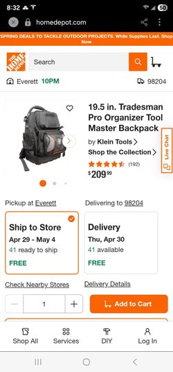 Tool backpack