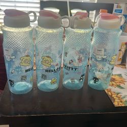 Hello Kitty Friends Water Bottles