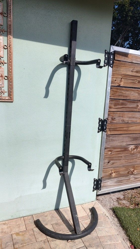 Tall Two Bike Wall Rack 