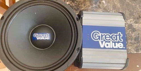 Great value subs and amps for sale. NEW