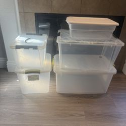 Lot Of Storage Containers