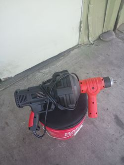 110-Volt 25 ft. Portable Handheld Plumbing Snake Auger Drainer Dredger Cleaner