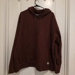 Rust Brown Eddie Bauer Mens Everyday Pullover Hoodie XXL