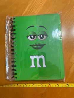 M&M's Green Spiral Notebook brand new pick up in Coral Springs 33071