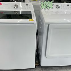Samsung Set washer 4.5 cu ft  and dryer 7 cu Ft