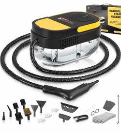 Steam Cleaner, 15s Heat Up, 1.69 Quarts Tank with 15 Accessories