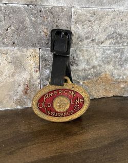 Vintage American Old Line Insurance Watch Fob