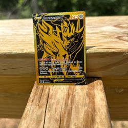 Pokémon Zamazenta Gold V Card