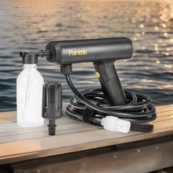 Fanttik K100 Flip Wireless Pressure Washer 174 PSI 5-in-1 Nozzle Soap Tank New