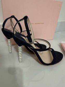 Authentic Sophia Webster high heels navy blue crystal sparkle size 38