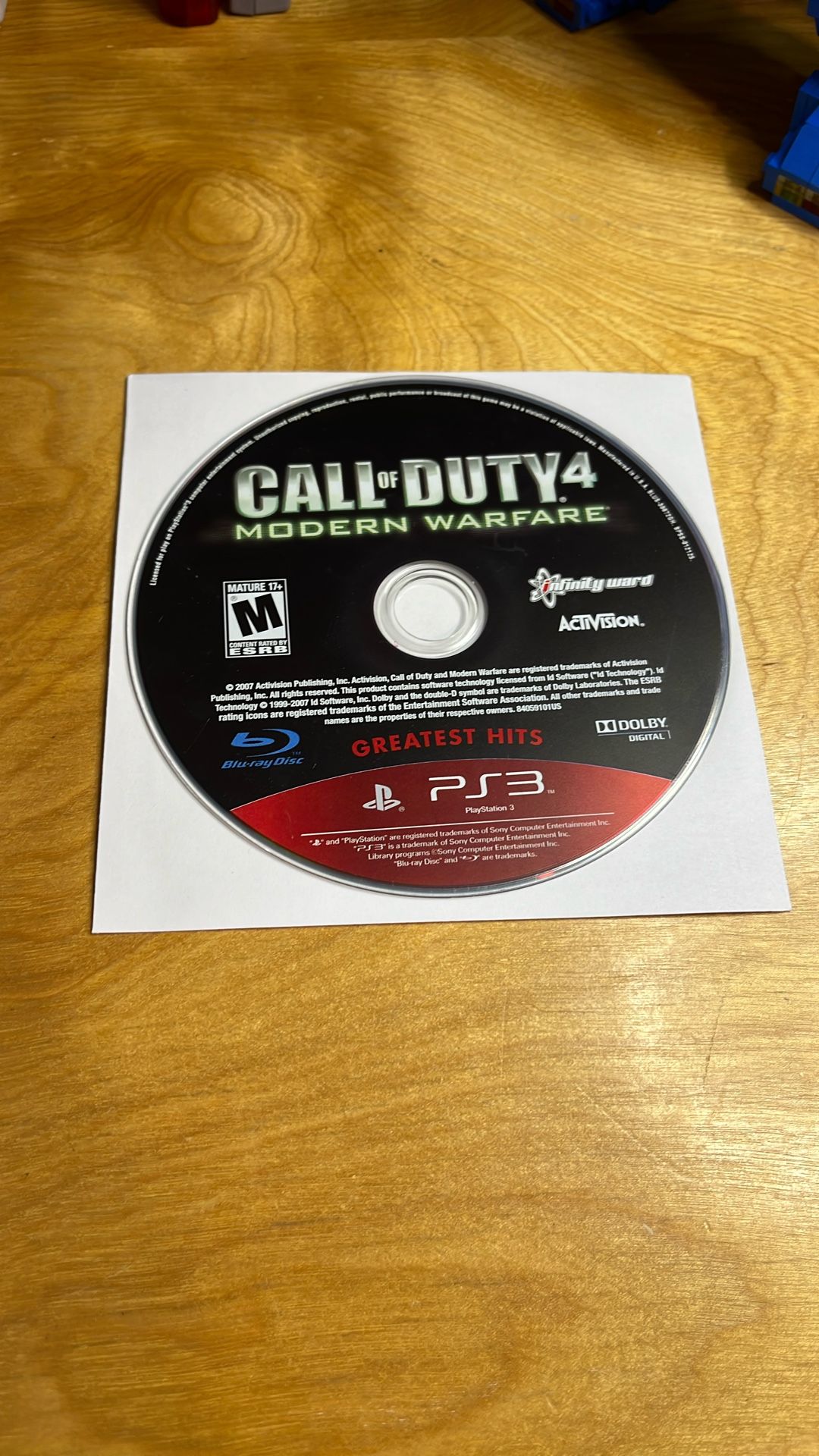 PlayStation 3 / PS3 - Call Of Duty Modern warfare 