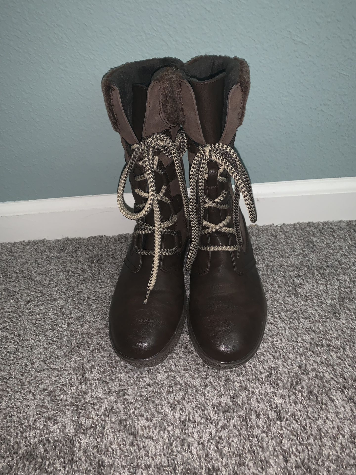 Like New Patrizia brown boots