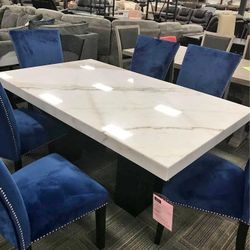 100% MARBLE Dining Tables Sets