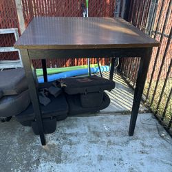 Tall dining table and chairs