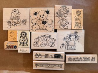 Kid/Childhood Themed Rubber Stamps