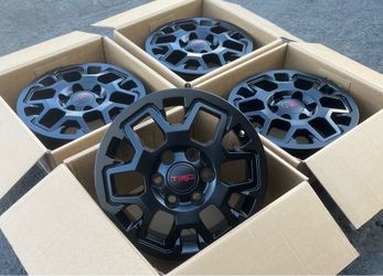 “17 Toyota Tacoma TRD Satin Black rims/Wheels (Exchange available)