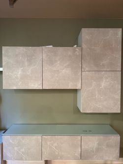 IKEA Besta wall hanging shelf units 9 pieces)