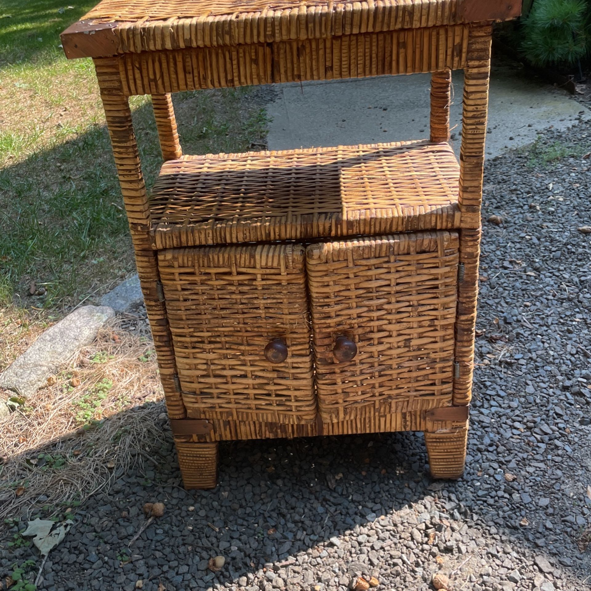 Wicker Cabinet