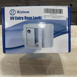 RV Entry Door Lock RL001 Black, Key Lock for Camper, Travel Trailer