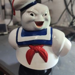 Bust Statue Of Marshmallow Man Ghostbusters 