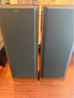 Pair Of Sony Speakers Model SS - U421AV