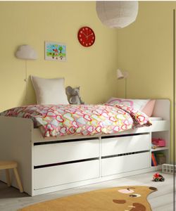 IKEA bed with drawers