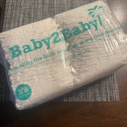 NEW 50 Pk Baby 2 Baby Newborn Diapers 