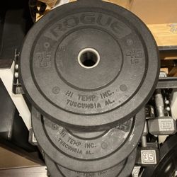 Rogue Fitness Hi Temp Olympic Bumper Weight Plates - All Sizes Available 