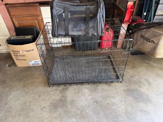 Wire Dog Crate with Tray