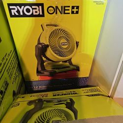 Ryobi 18v. Fan With Misting Kit 