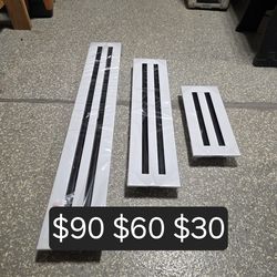 HVAC LINEAR 2 slot diffusers 1FT White AC Linear Vent for MODERN houses