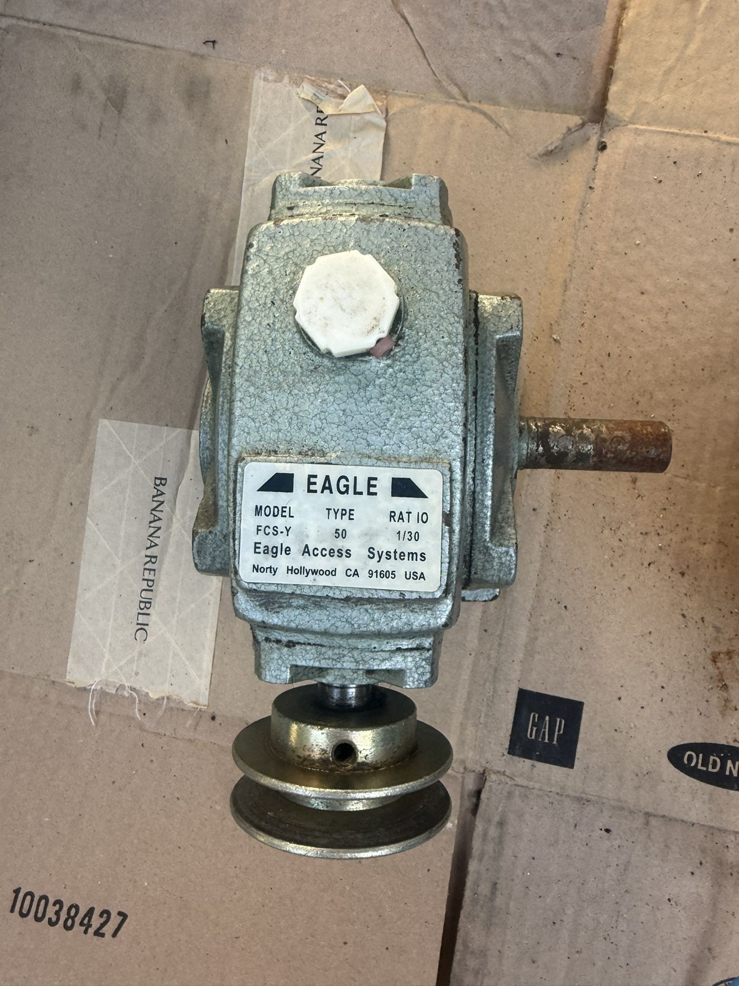 automated gate operator systems to slow down the electric motor's speed and increase its power (torque),