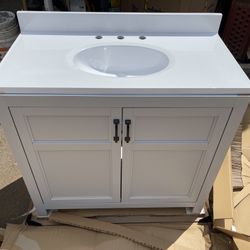 New 37” Bathroom Vanity Sink 