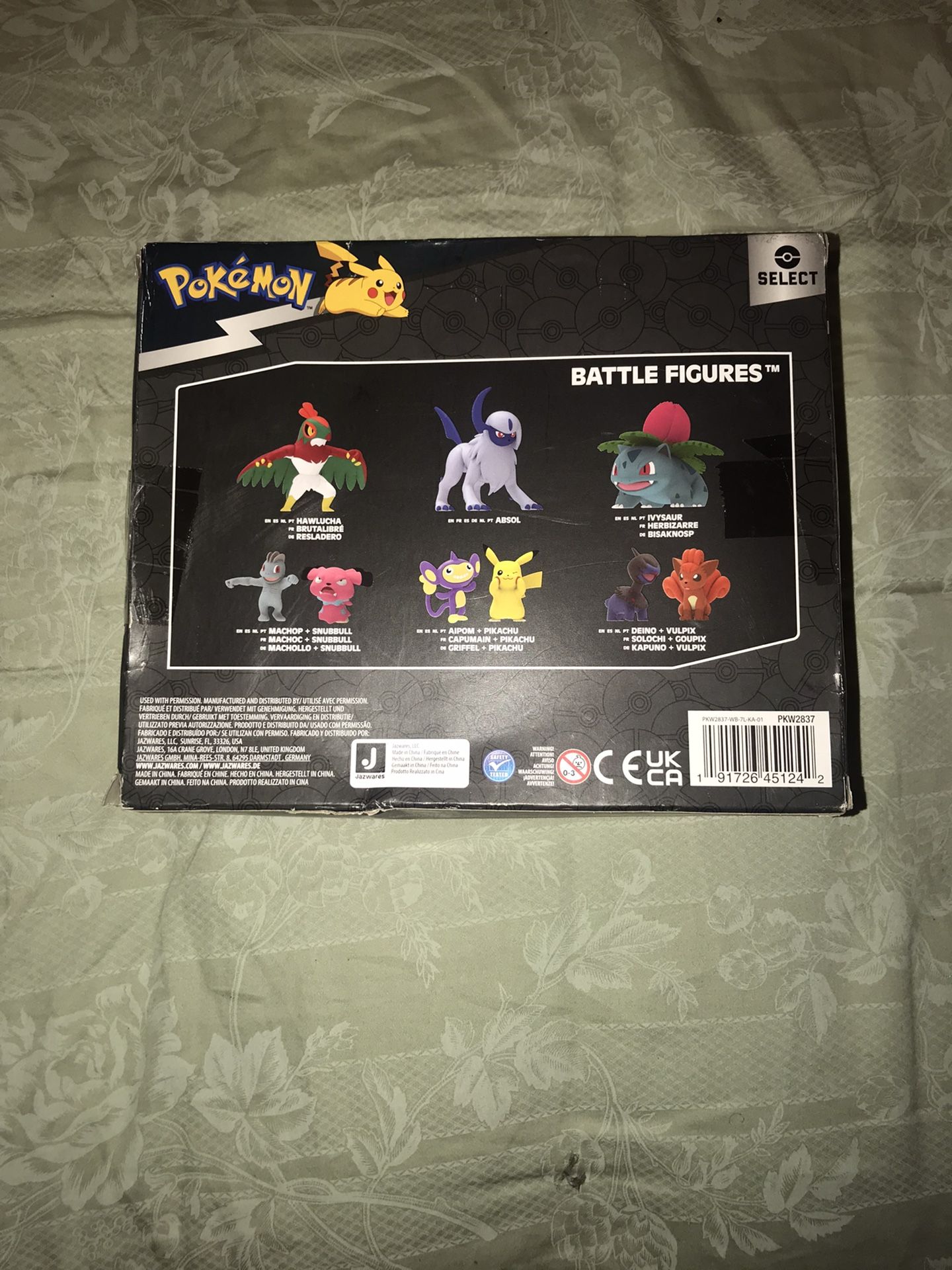 Jazwares Pokémon Multievolution Eevee Figure Yellow