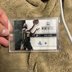 Alec Burks Rookie Auto 