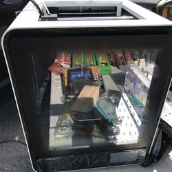 3D Printer $200 With New Filament Spool. Tested And Working. Missing Top. Can Use Without  Send me your number or I might not reply