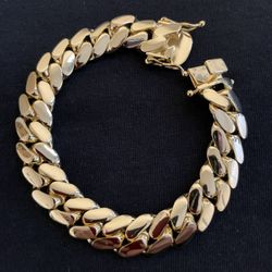 Miami Cuban Link Bracelets – Heavy, 14K Gold Plated