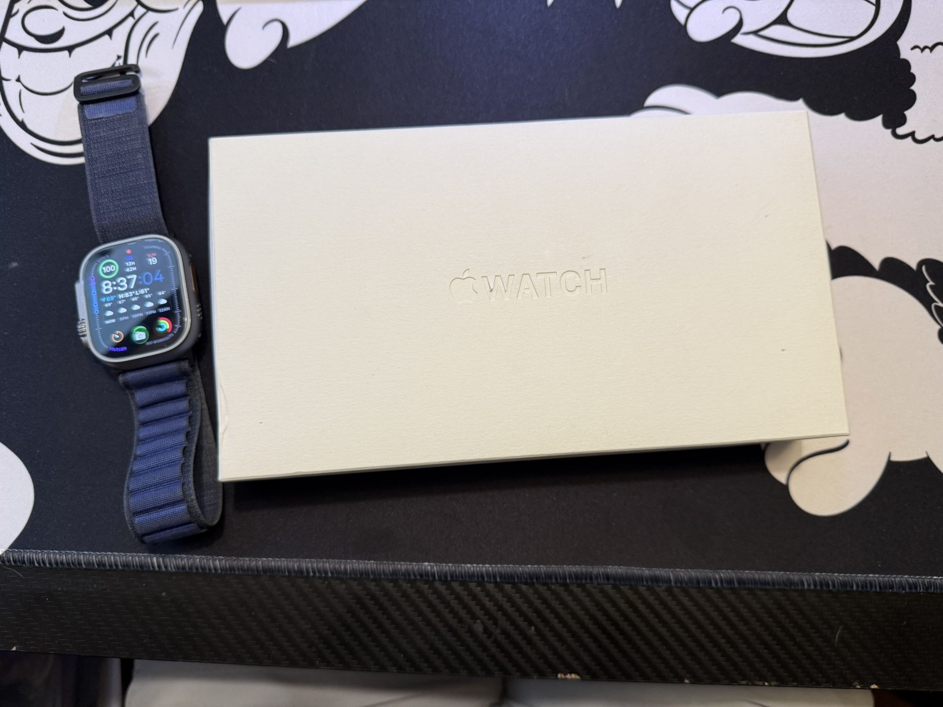 Apple Watch Ultra 2 With Blue Alpine Loop