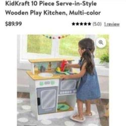 Dollhouse & Kids Mini Play Kitchen 