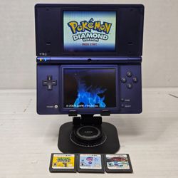 Nintendo DSi Metallic Blue + Pokémon Diamond Bundle