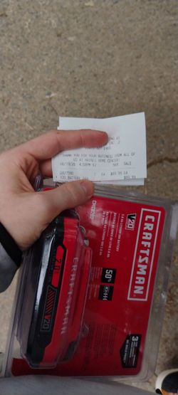 NEW Craftsman V20 2.0 Ah Lithium-Ion Battery - Sealed NIB