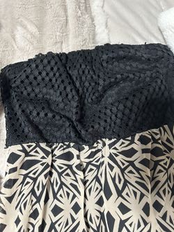 Sz S Strapless Dress