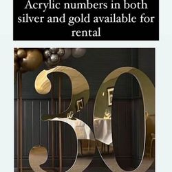 Acrylic Numbers 