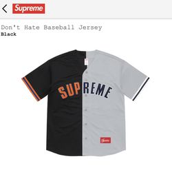 Supreme Don't Hate Baseball Jersey