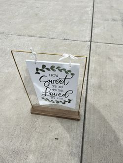 Wedding Signs And Flower Baskets  Thumbnail