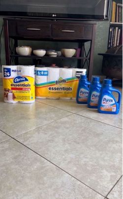 Purex Laundry Detergent, Charmin, Bounty