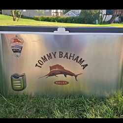 Tommy Bahama Cooler Large Camping Outdoor Stainless Steel