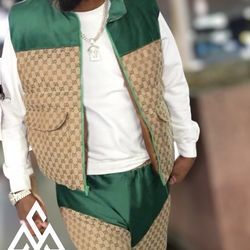 Custom Bubble Vest And Pants